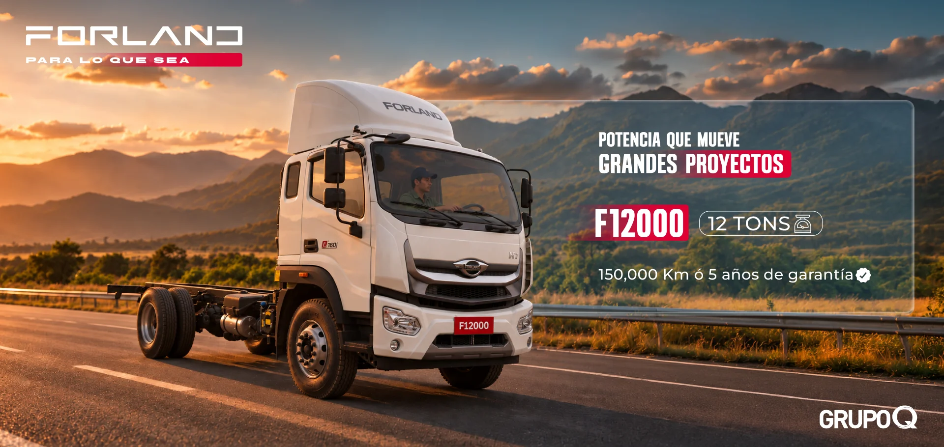 Forland F12000 - 12 TONS - FORLAND PARA LO QUE SEA - GRUPO Q