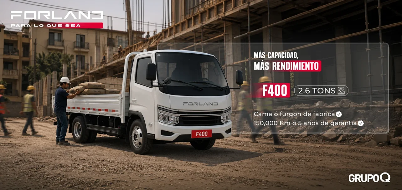 Forland F400 CAMA - 2.6 TON - FORLAND PARA LO QUE SEA - GRUPO Q