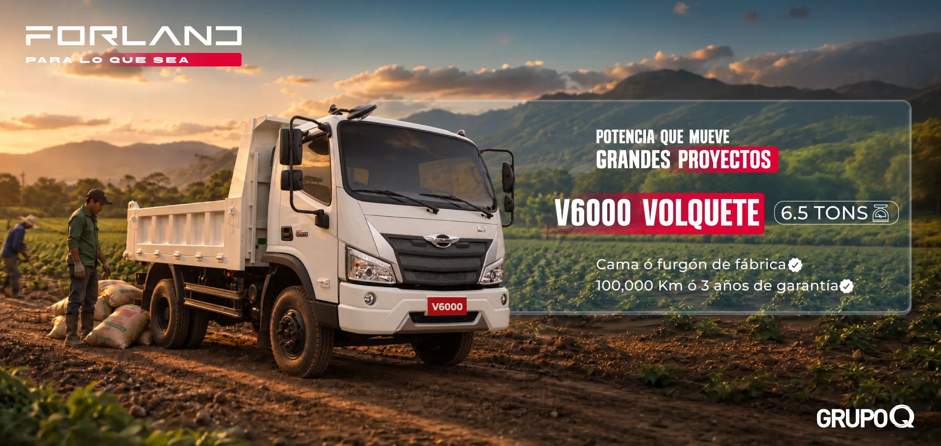 Forland V6000 VOLTEO - 6 TON - FORLAND PARA LO QUE SEA - GRUPO Q
